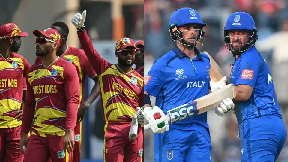 West Indies will take Italy in the T20 World Cup 2026 [Source: AFP]